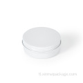 60ml round lata lip balm lata aluminyo jar